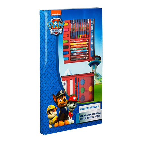 Paw Patrol Art Colouring Set 52 Pieces Kids Stationery Nickelodeon   