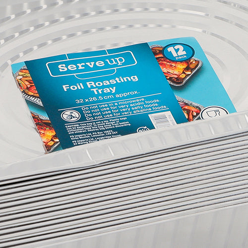 Foil Roasting Tray 12pk Kitchen Storage PS Imports   