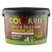 Coloroll Shed & Fence Timbercare Dark Oak Paint 10 Litres Garden Decor Coloroll   