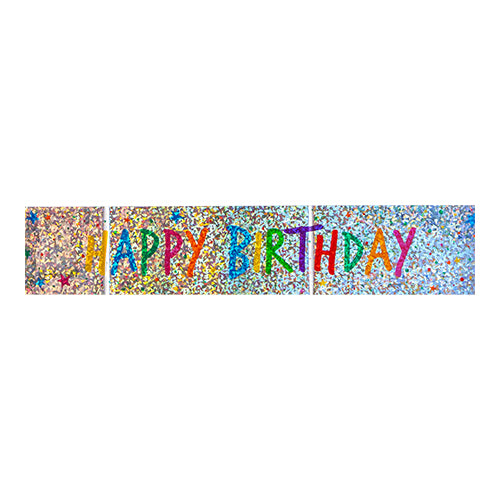 Funky Whale Happy Birthday Banner Pack of 2 3.6m Party decor Funky Whale   
