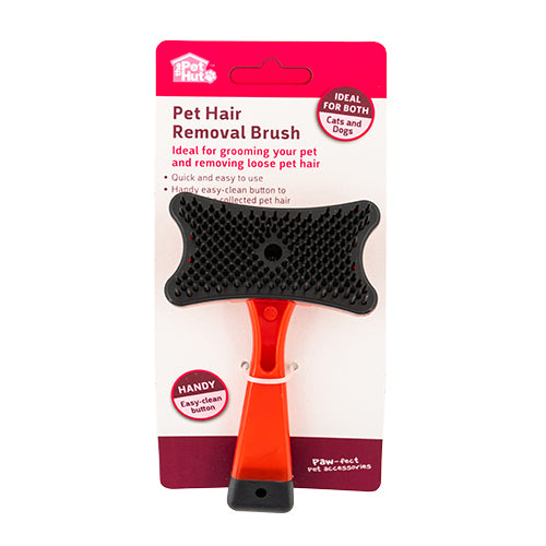 The Pet Hut Pet Hair Removal Brush With Easy-Clean Button Petcare The Pet Hut   
