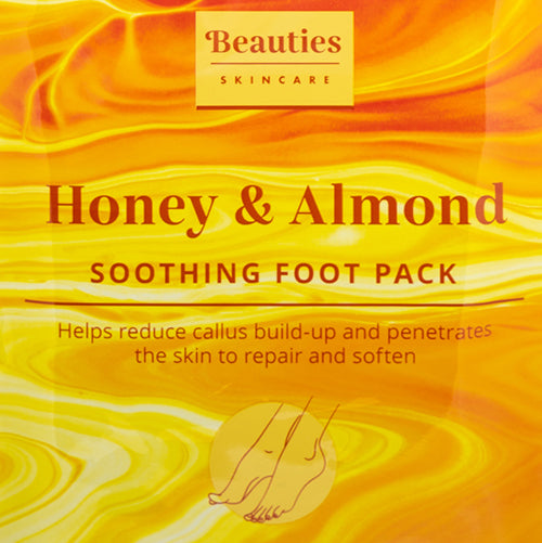 Beauties Skincare Honey & Almond Soothing Foot Pack Foot Care PS Imports   