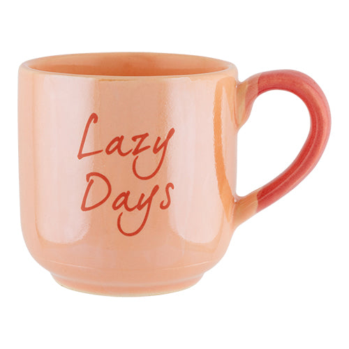 Lazy Days Pearlised Mug Mugs FabFinds   