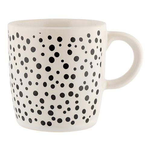 Black & White Polka Dot Mug Mugs FabFinds   