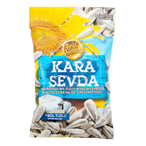 Gold Harvester Kara Sevda Roasted Extra Salted Sunflower Seeds Food Items Gold harvester 250g  