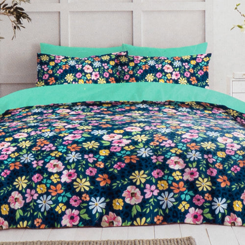 Life From Coloroll Super Soft Floral Printed Duvet Double Duvet Sets Coloroll   