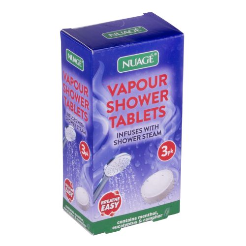 Nuage Vaporizing Breathe Easy Shower Tablets 3 Pack Bath Salts & Bombs nuagé   