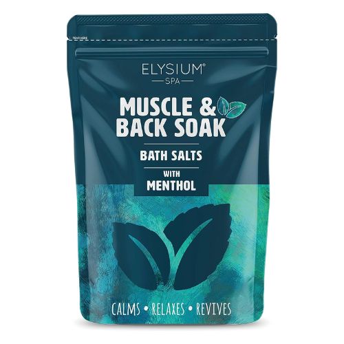 Elysium Spa Muscle & Back Soak Bath Salt With Menthol 450g Bath Salts & Bombs elysium spa   