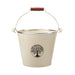 Tree Of Life Bucket Planter With Handle & Tag Assorted Colours Plant Pots & Planters PMS Beige  