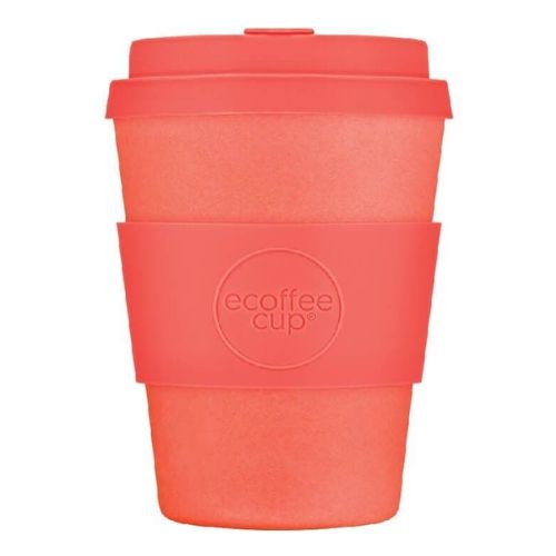Ecoffee Cup Natural Bamboo Coral 340ml Mugs Ecoffee Cup   
