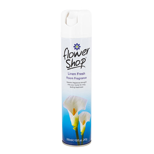 Flower Shop Linen Fresh Room Fragrance 300ml Air Fresheners & Re-fills Manticore Limited   