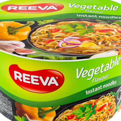 Reeva Vegetable Flavour Instant Noodles 75g Pasta, Rice & Noodles Reeva   