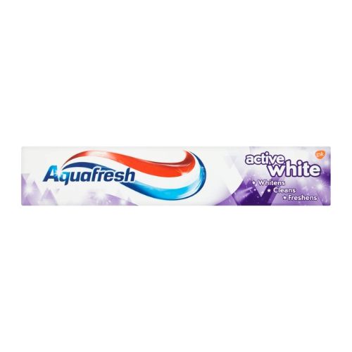 Aquafresh Active White Toothpaste 75ml Toothpaste aquafresh   