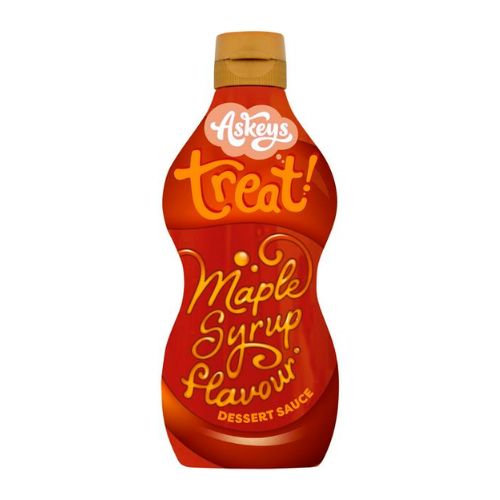 Askeys Treat Maple Syrup Flavour Desert Sauce 325g Condiments & Sauces Askeys   