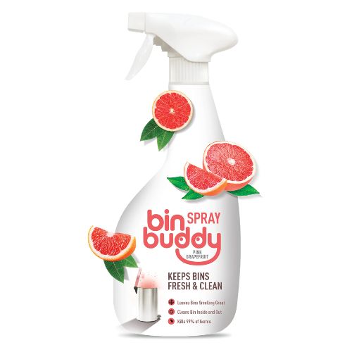 Bin Buddy Spray Bin Freshener Pink Grapefruit 500ml Bin Cleaners & Accessories bin buddy   