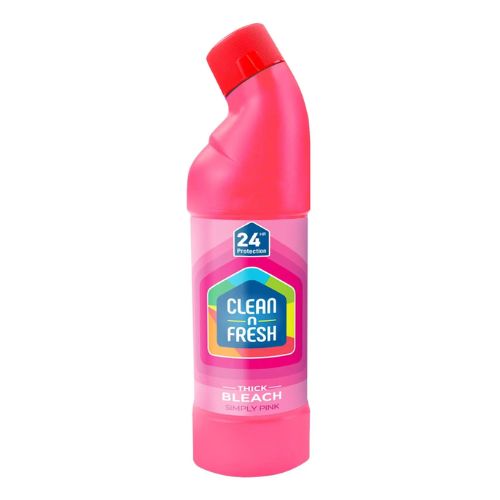 Clean n Fresh Simply Pink Thick Bleach 750ml Toilet Cleaners Mcbride plc   