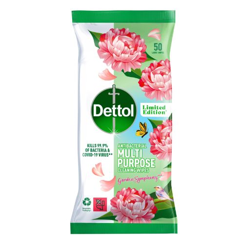 Dettol Antibacterial Multipurpose Cleaning Wipes 50 Pack Cleaning Wipes Dettol   