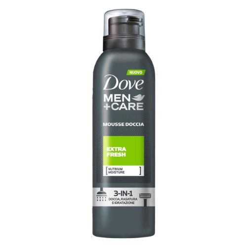 Dove Men Shower Foam Extra Fresh 200ml Shower Gel & Body Wash dove   