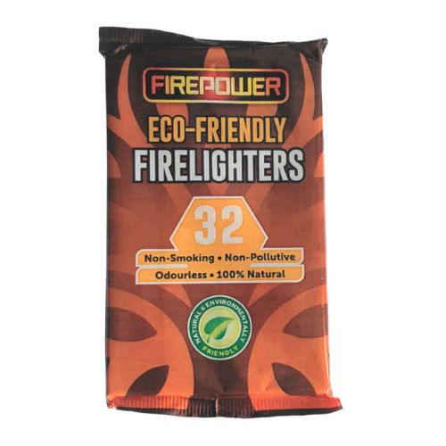 Firepower Eco-friendly Firelighters 32 Pack Garden Accessories Fire Power   