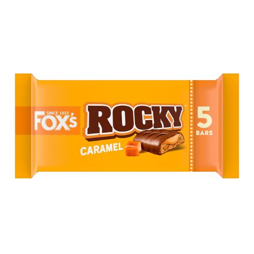 Fox's Rocky Caramel Bars 5 Pack 97.5g Chocolates Fox's   