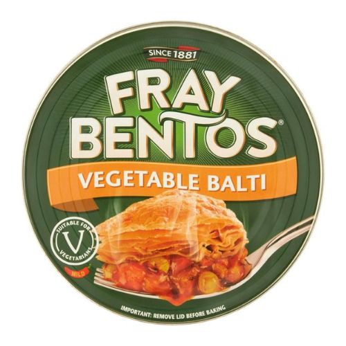 Fray Bentos Vegetable Balti Pie 425g Tins & Cans Fray Bentos   