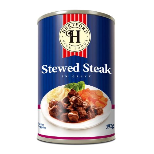 Hertford Stewed Steak In Gravy 392g Tins & Cans Hertford fine foods   