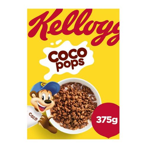 Kelloggs Coco Pops Cereal 375g Cereals kelloggs   