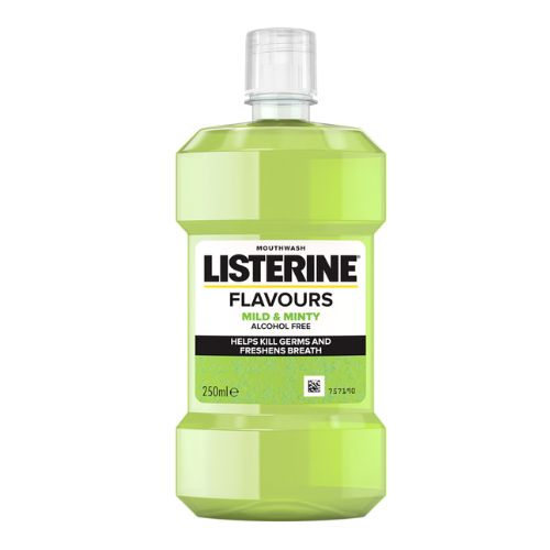 Listerine Mouthwash Mild & Minty 250ml Toothpaste & Mouthwash Listerine   