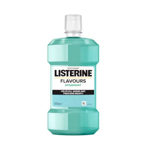 Listerine Mouthwash Spearmint 500ml Toothpaste & Mouthwash Listerine   