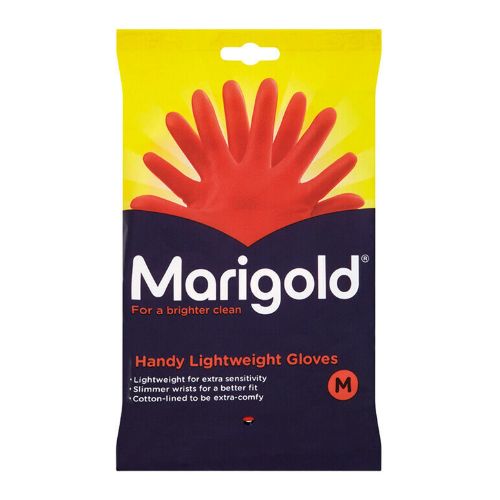 Marigold Handy Lightweight Gloves Medium Rubber Gloves Marigold   