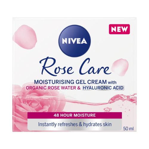 Nivea Rose Care Moisturising Gel Cream 50ml Face Creams nivea   
