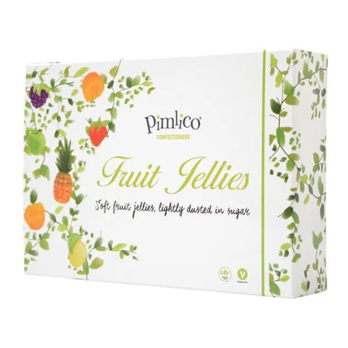 Pimlico Fruit Jellies Sweets Lightly Dusted In Sugar 200g Sweets, Mints & Chewing Gum pimlico   