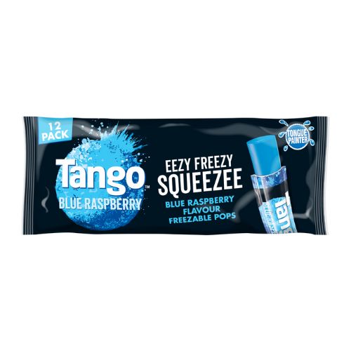 Tango Blue Raspberry Freezable Ice Lolly Pops 12 x 50ml Food Items tango   