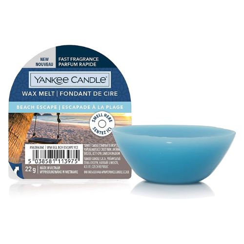 Yankee Candle Wax Melts Beach Escape Up to 8 Hours of Fragrance 22g Wax Melts & Oil Burners yankee candles   