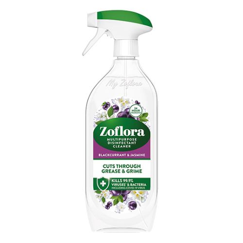 Zoflora Multipurpose Disinfectant Blackcurrant Trigger Spray 800ml Disinfectants Zoflora   