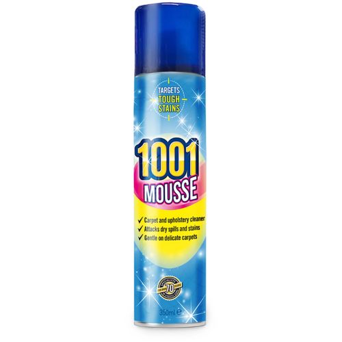 1001 Carpet Mousse Stain Remover 350ml Floor & Carpet Cleaners 1001   