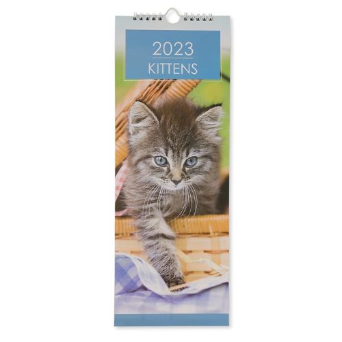2023 Slimline Pet Wall Calendars Assorted Styles Calendars FabFinds Kittens  