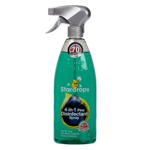 Stardrops 4-in-1 Pine Spray Disinfectant 750ml Disinfectants Stardrops   