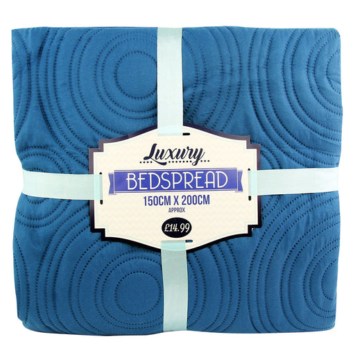 Circle Quilted Luxury Bedspread Throws & Blankets FabFinds   