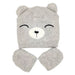 Girls Grey Bear Hat and Mitts Hats, Gloves & Scarves FabFinds   