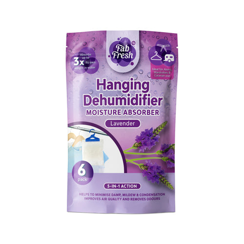 Hanging Dehumidifier Assorted Scents 6 PK Dehumidifiers FabFinds Lavender  