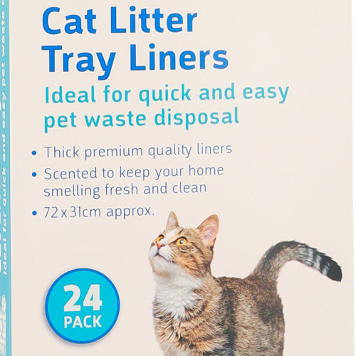 The Pet Hut Scented Cat Litter Tray Liners 24 Pack Petcare The Pet Hut   