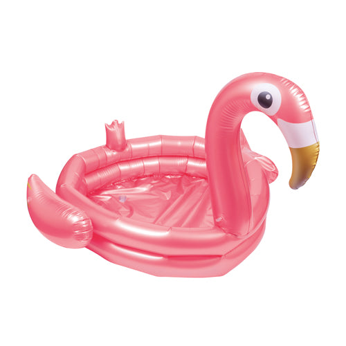 Aqua Splash! Flamingo Paddling Pool 100cm x 100cm Kids Outdoor Activities FabFinds   