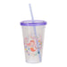 Under The Sea Mermaid Reusable Drinking Cup Assorted Colours Kitchen Accessories FabFinds Purple Mermaid  