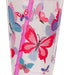 Butterfly Reusable Drinking Cup With Straw Assorted Colours Kitchen Accessories FabFinds   