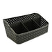 Large Home Collection Multi-Compartment Organiser Assorted Colours Storage Baskets Home Collection Black  