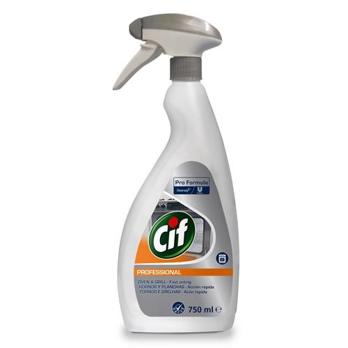 Cif Professional Oven & Grill Cleaning Spray 750ml Kitchen & Oven Cleaners Cif   