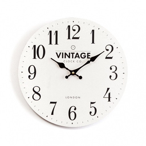 Croxton Cream Vintage Wall Clock Clocks FabFinds   