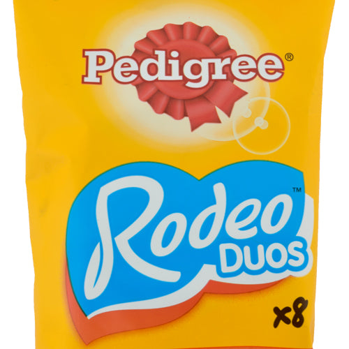 Pedigree Rodeo Duos Chicken And Bacon Flavour Dog Treats 140g 8Pk Dog Food & Treats Pedigree   