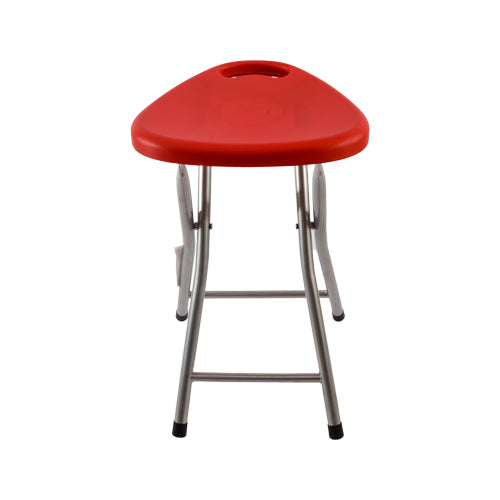 Home Collection Folding Stool H 46cm Assorted Colours Chair Home Collection Red  